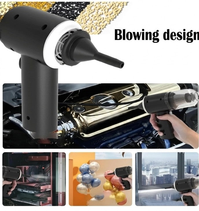 2-in-1 Wireless Vacuum & Air Duster – Deep Clean Anywhere