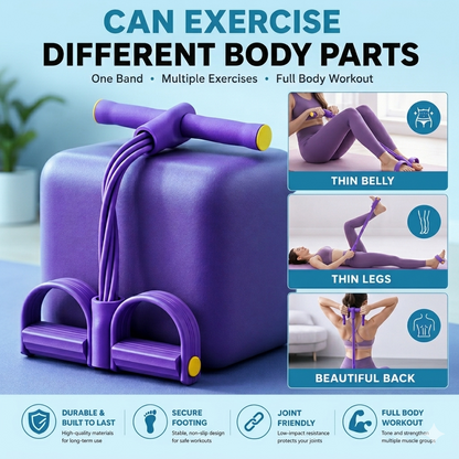 Portable Pilates Bar Kit – Full Body Home Workout & Resistance Training System