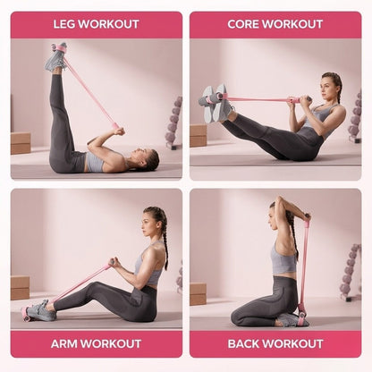 Portable Pilates Bar Kit – Full Body Home Workout & Resistance Training System
