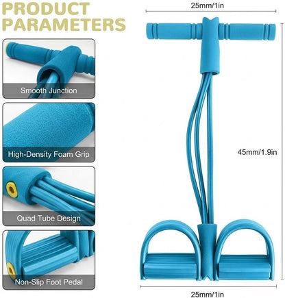 Portable Pilates Bar Kit – Full Body Home Workout & Resistance Training System